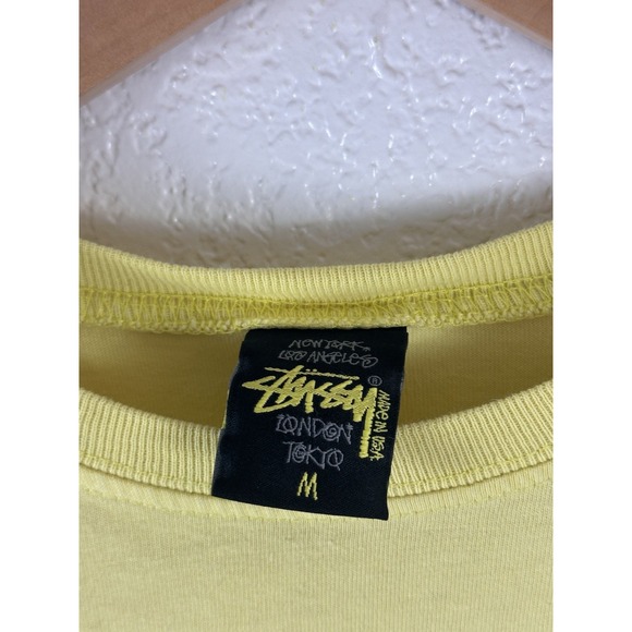 Stüssy Graphic T-Shirt – Yellow – Size Medium - Picture 4 of 6